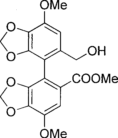 Bicyclol-tiopronin ester and preparation method and applications thereof