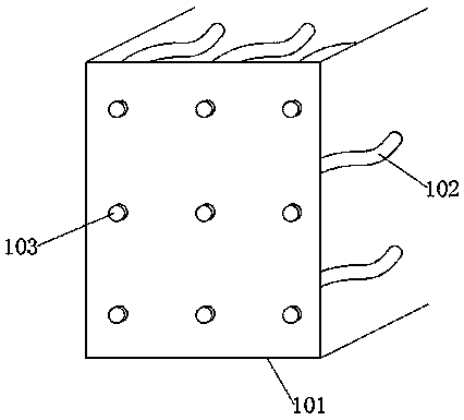 A power distribution cabinet for physical heat dissipation