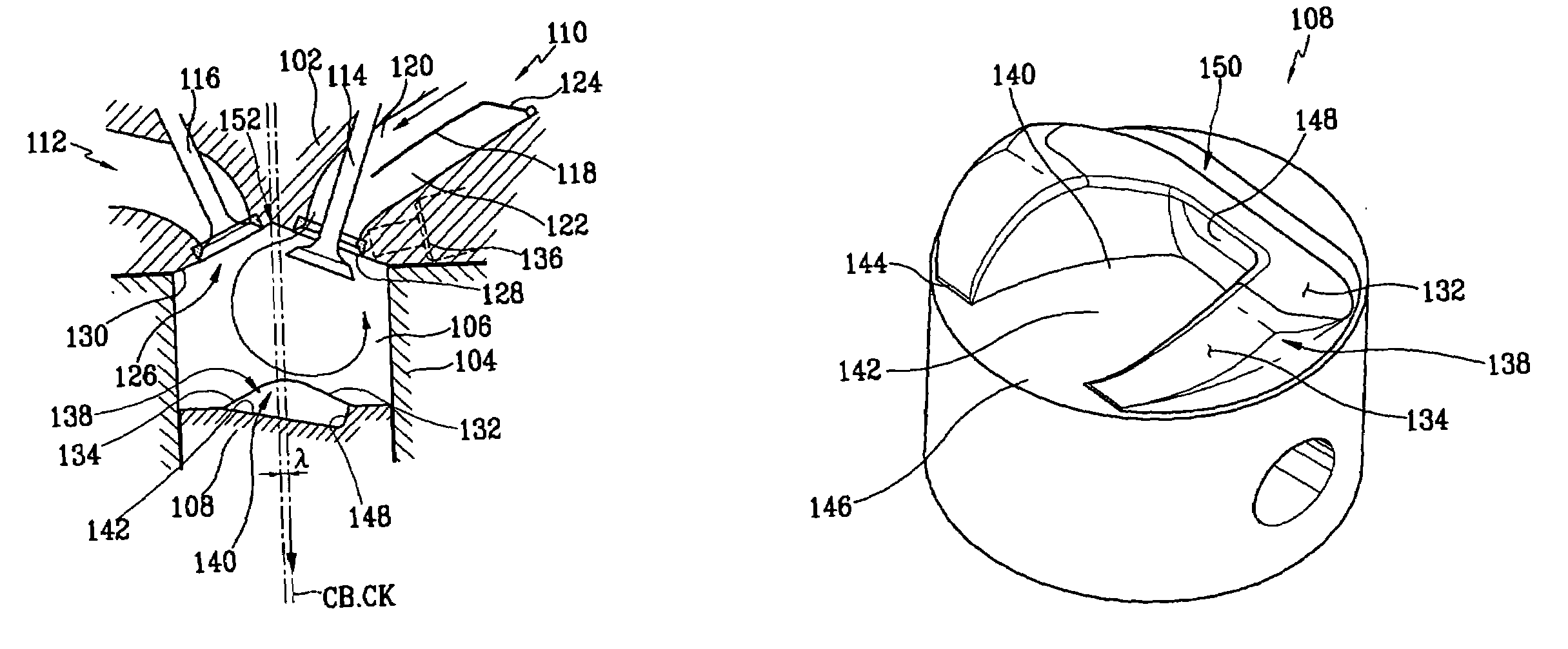 Direct injection engine