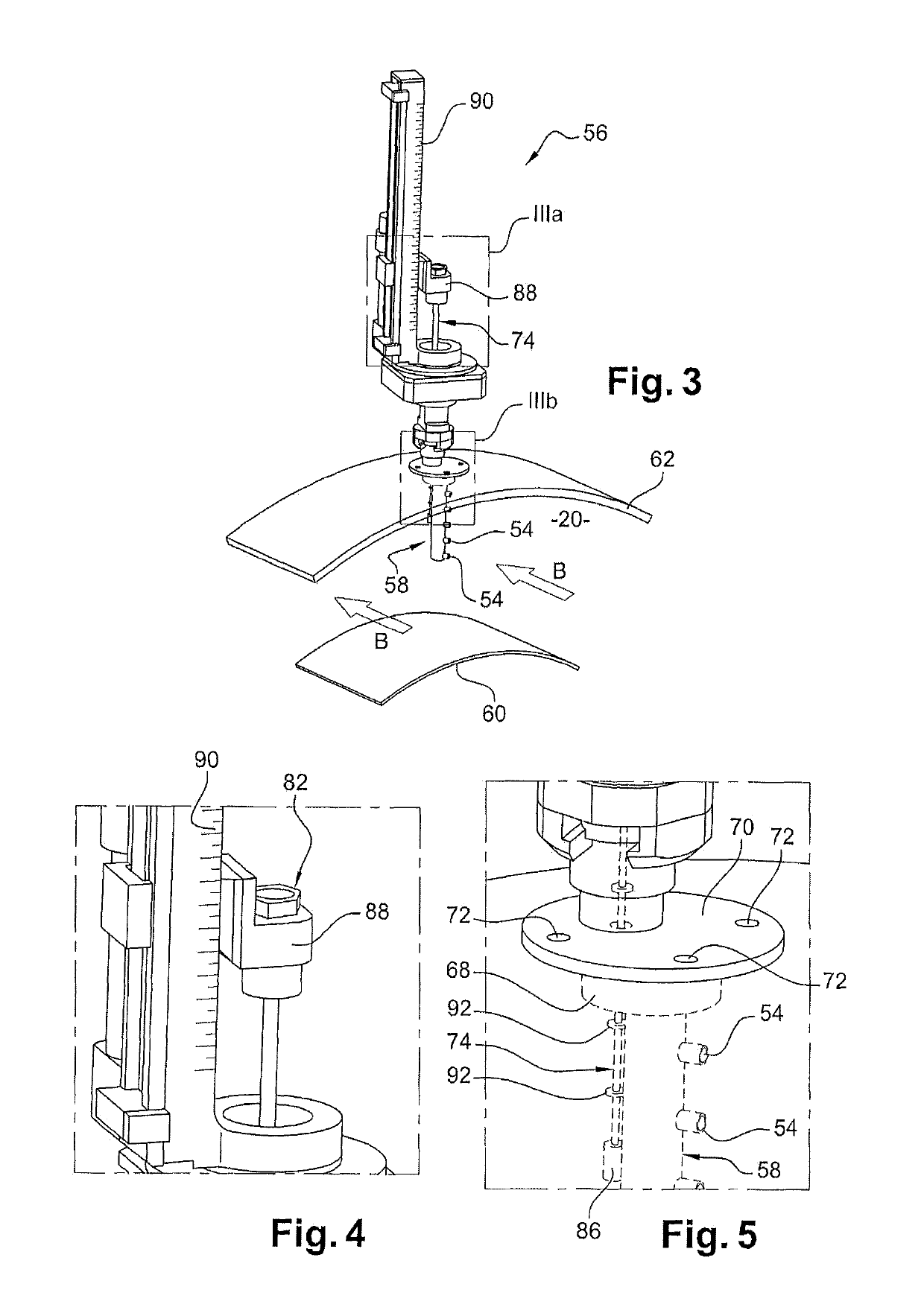 Instrumented flow passage of a turbine engine