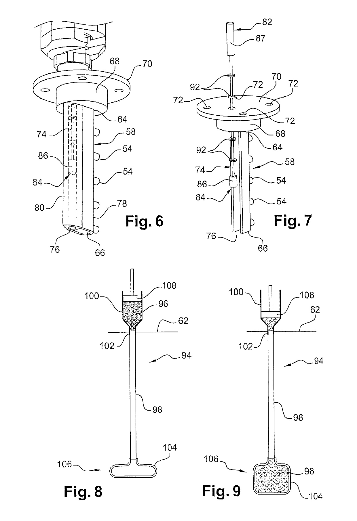 Instrumented flow passage of a turbine engine