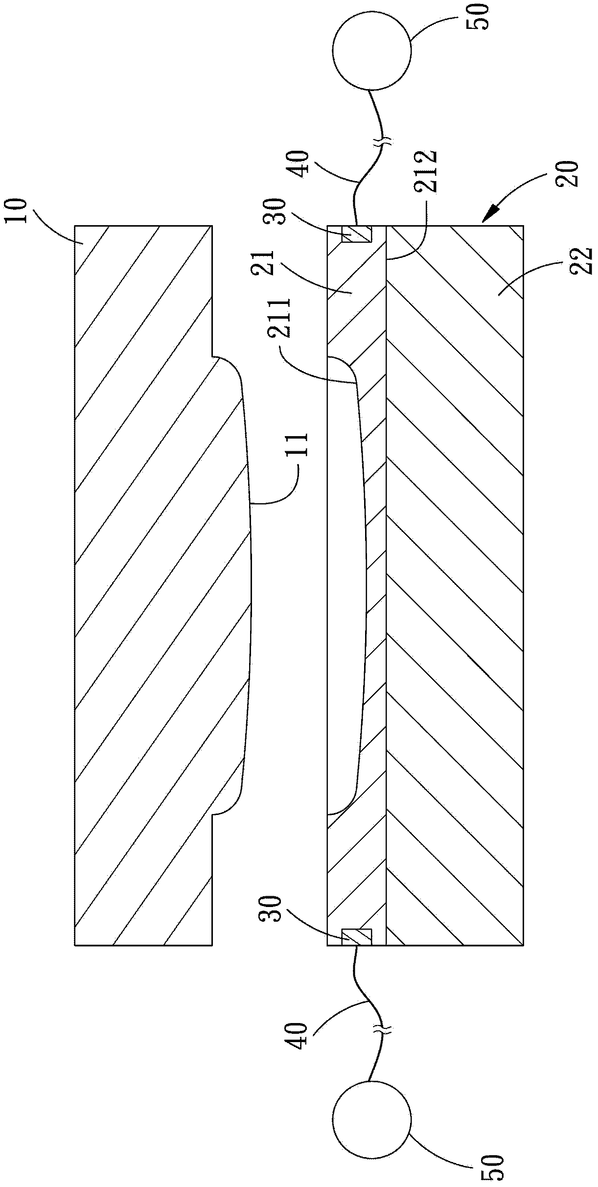 Die with heating device