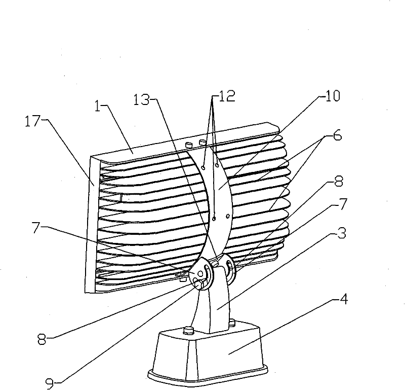 LED rotating projection lamp