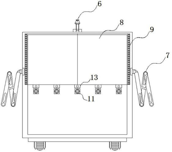 An intelligent logistics handling device docked with a cargo ship and its working method