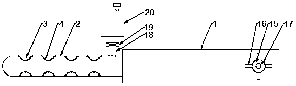 Pediatric gastric lavage apparatus convenient to slightly adjust