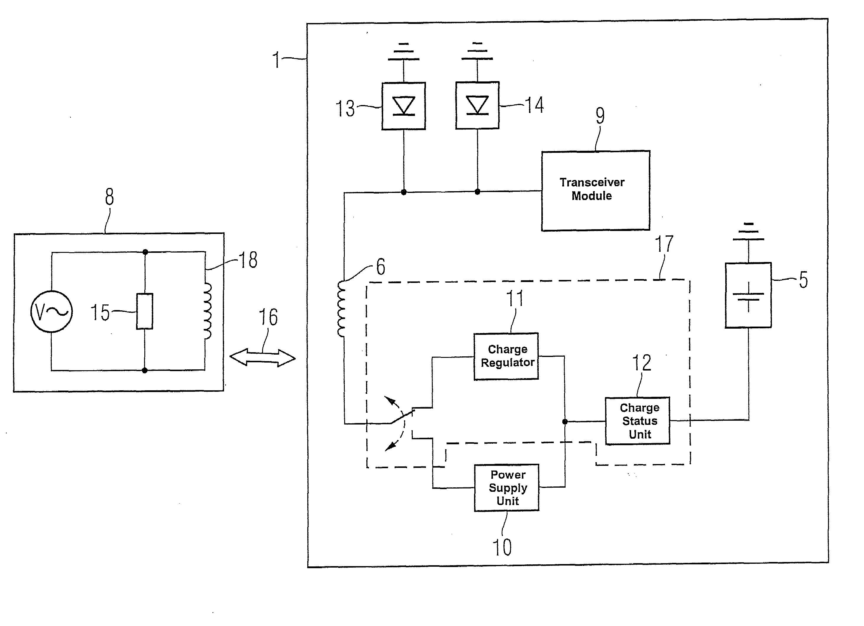 Hearing Aid and Energy Charger as well as Associated Method