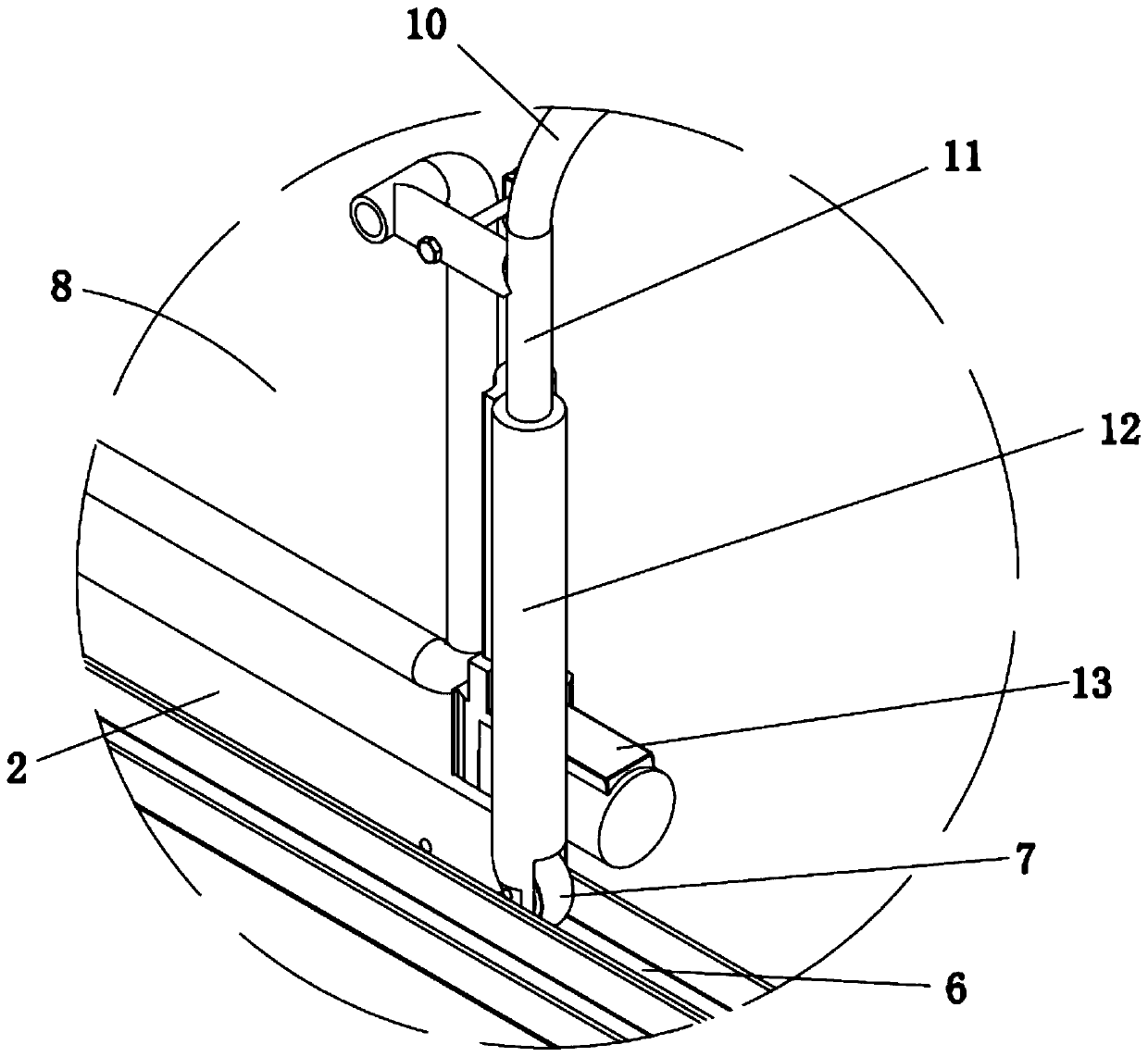 Human body translation and transfer apparatus for nursing beds