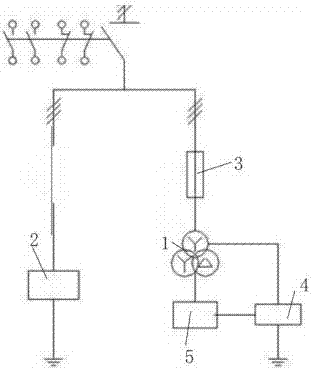 Overvoltage suppression device