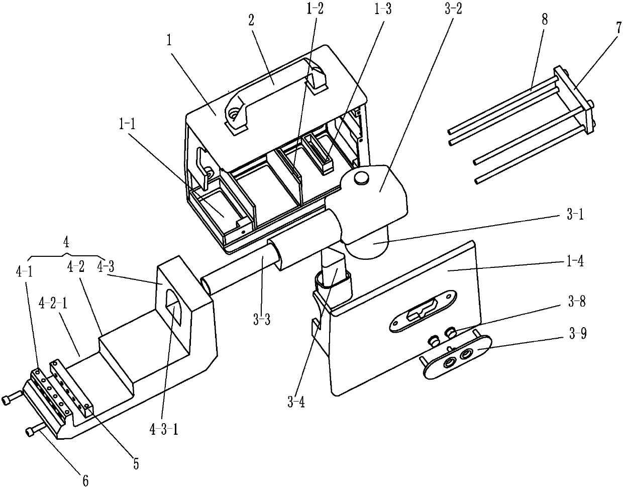 Auxiliary device for opening railway freight car side doors