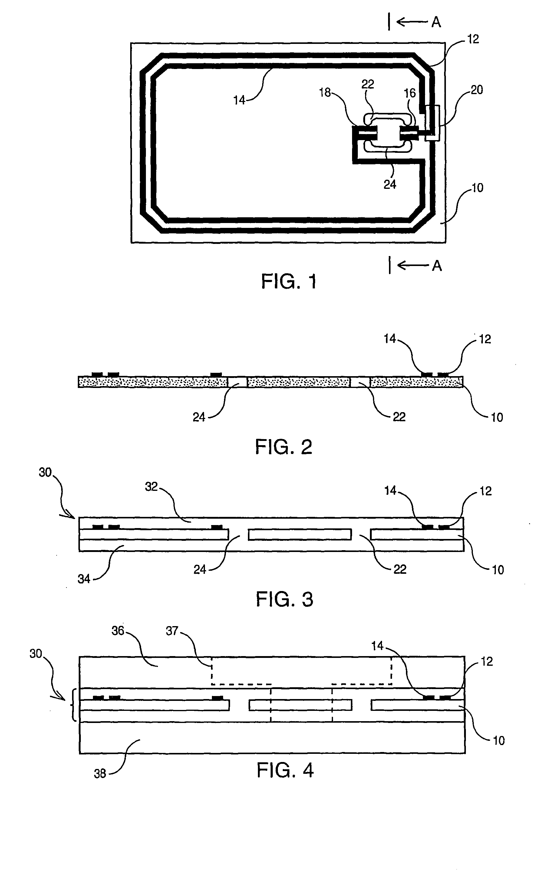 Method of producing a contactless chip card or a contact/contactless hybrid chip card with improved flatness