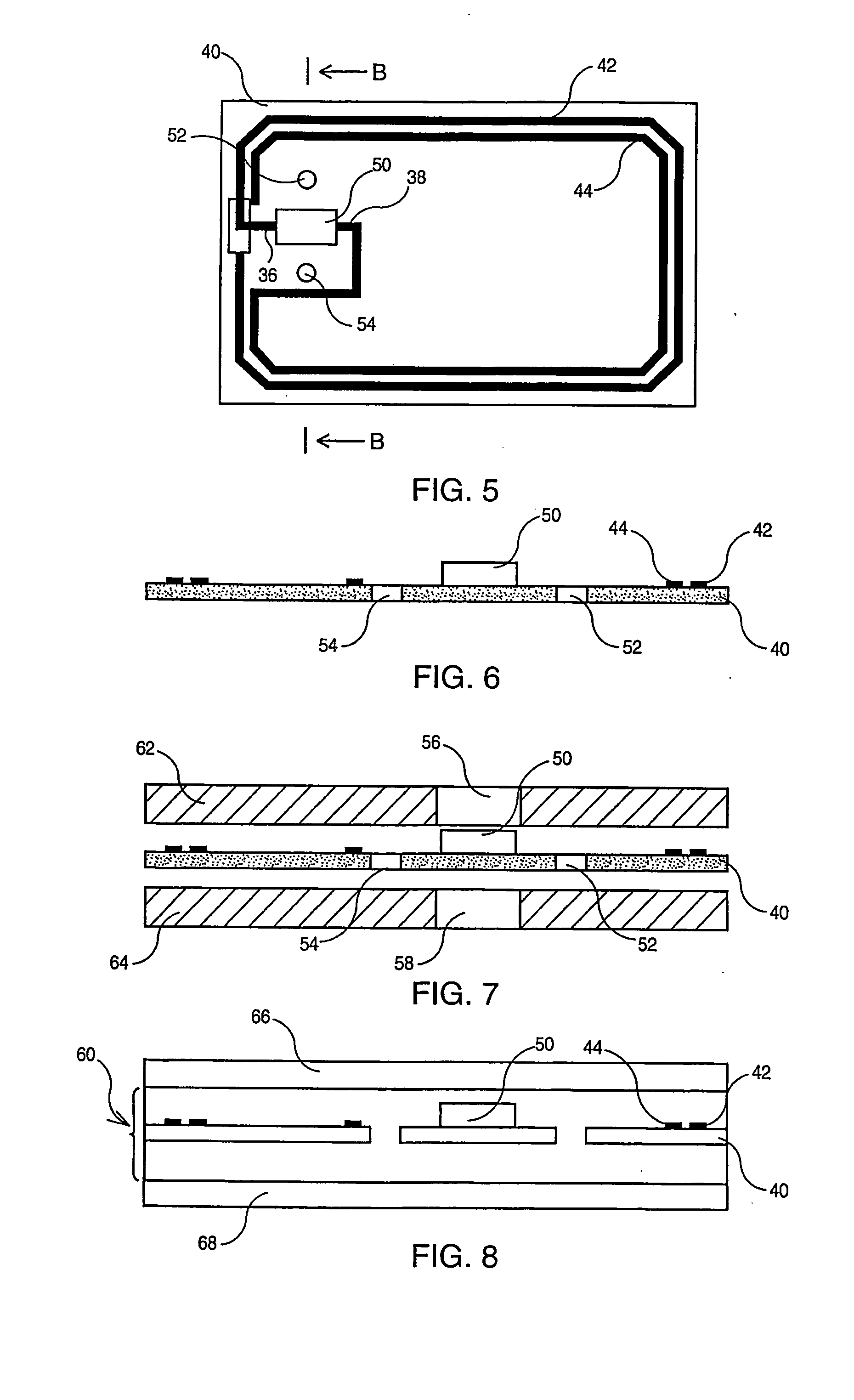 Method of producing a contactless chip card or a contact/contactless hybrid chip card with improved flatness