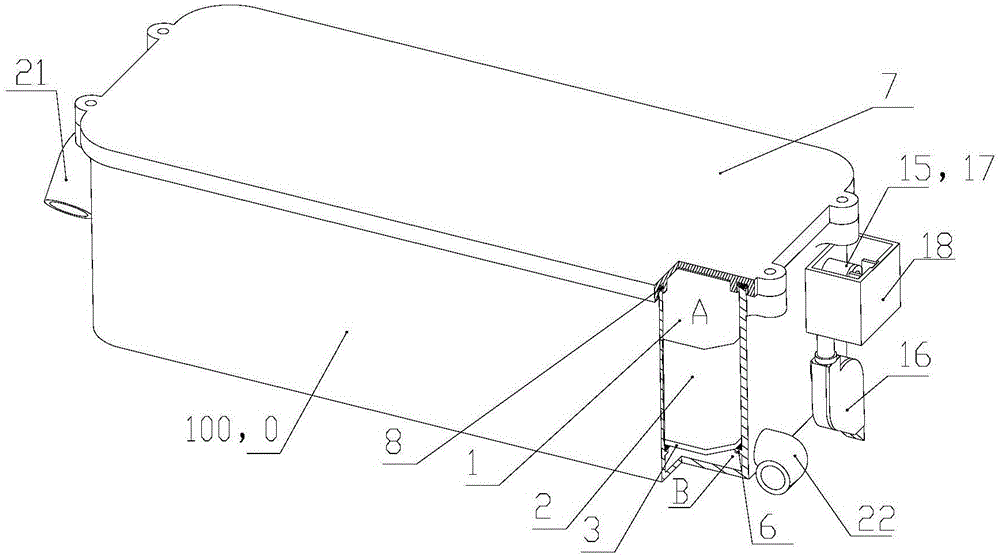 Filtering device of flocculation washing machine and flocculation washing machine