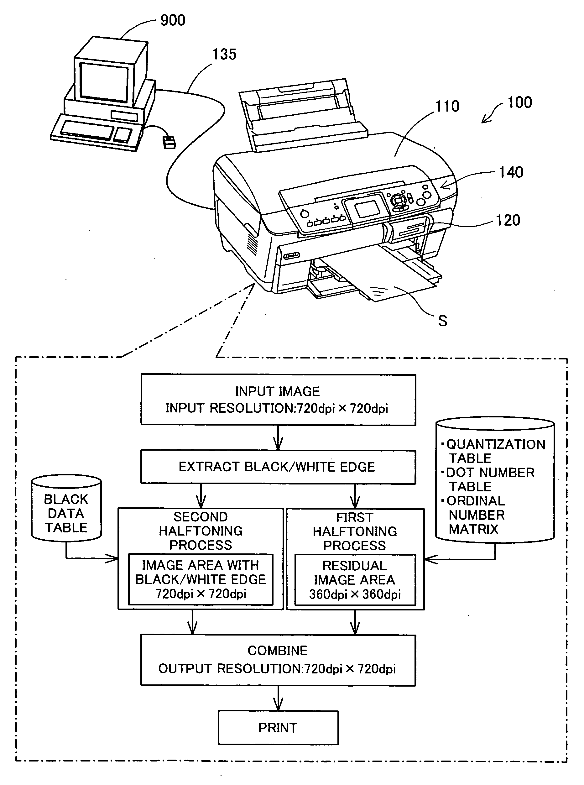 Image output apparatus