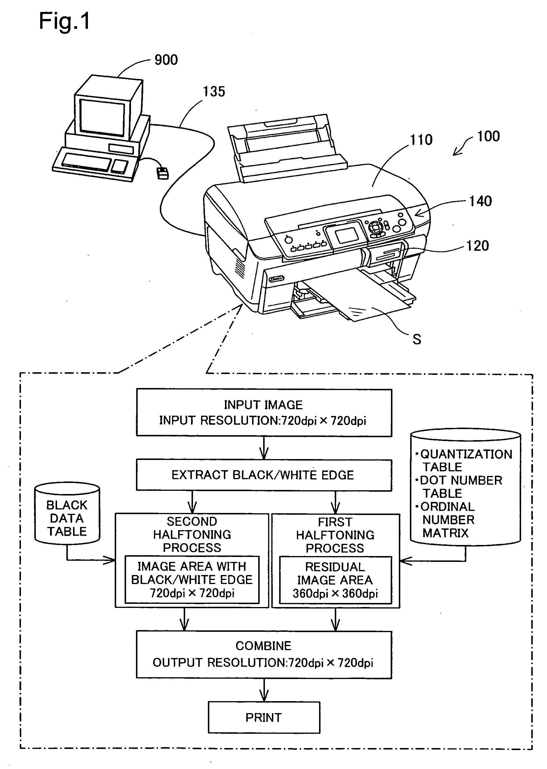 Image output apparatus