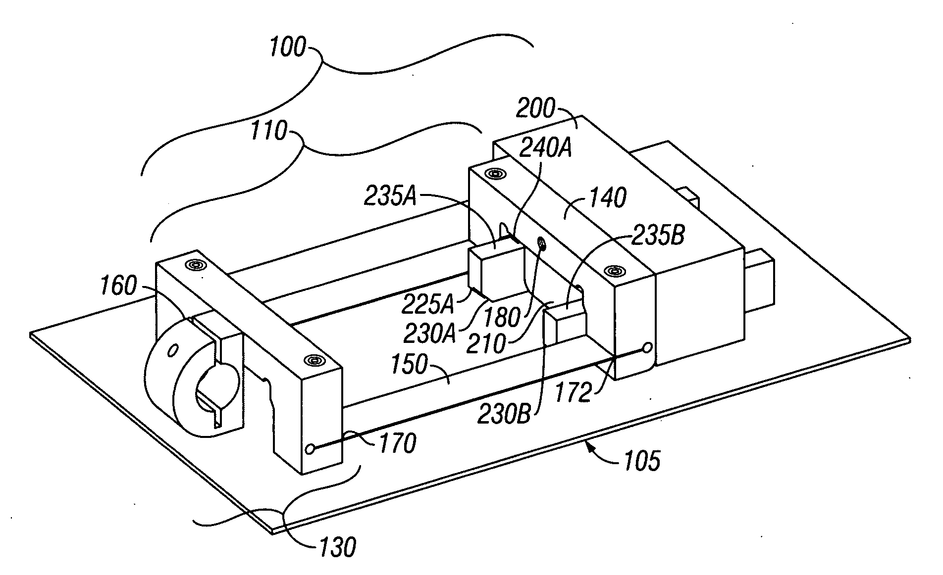 Liquid film applicator assembly and rectilinear shearing system incorporating the same