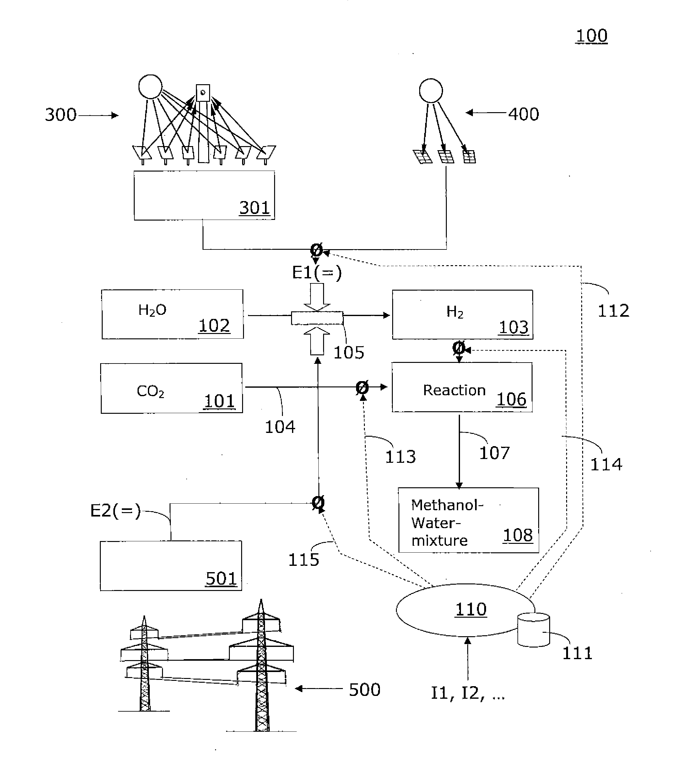 Method for providing and using an alcohol and use of the alcohol for increasing the efficiency and performance of an internal combustion engine