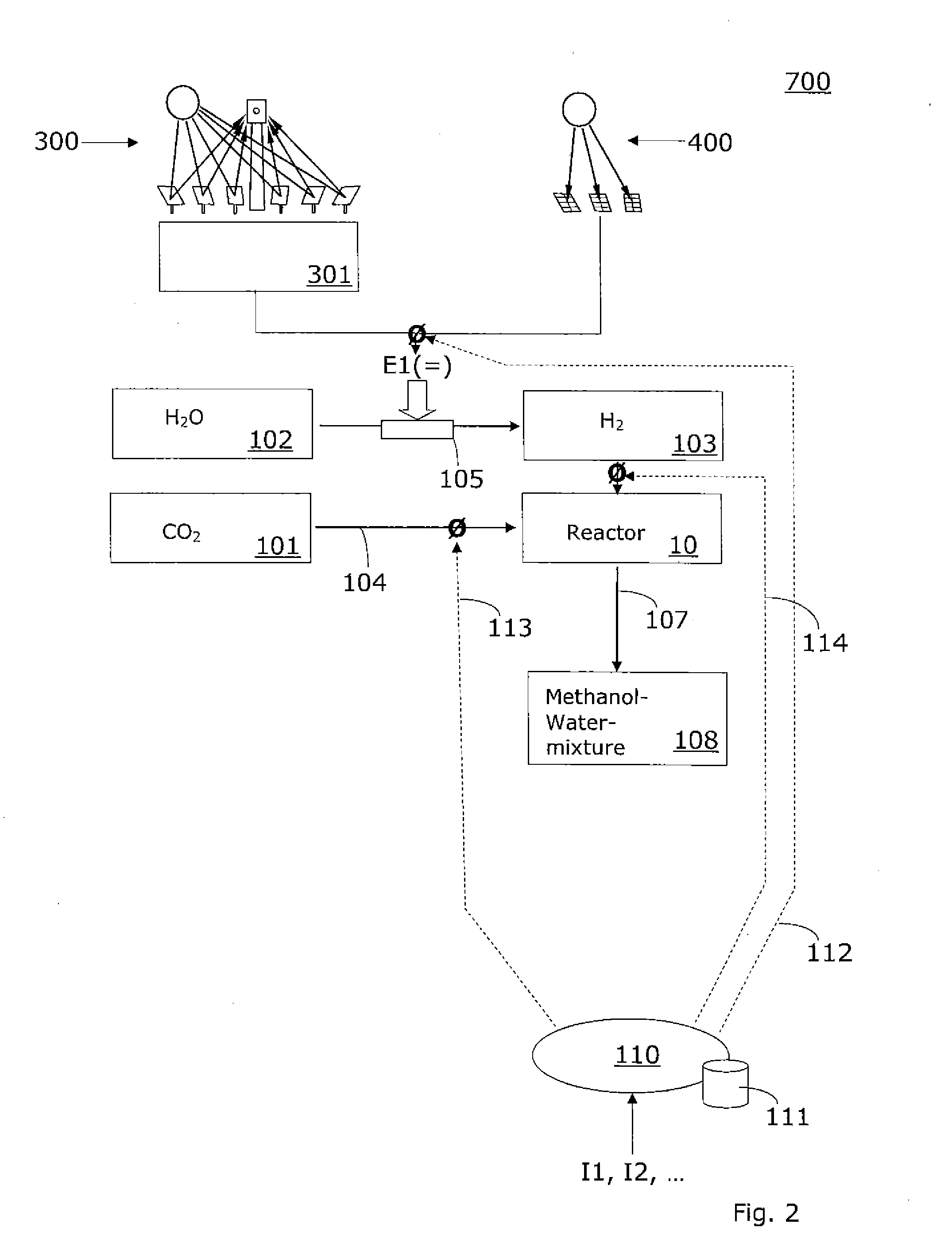 Method for providing and using an alcohol and use of the alcohol for increasing the efficiency and performance of an internal combustion engine