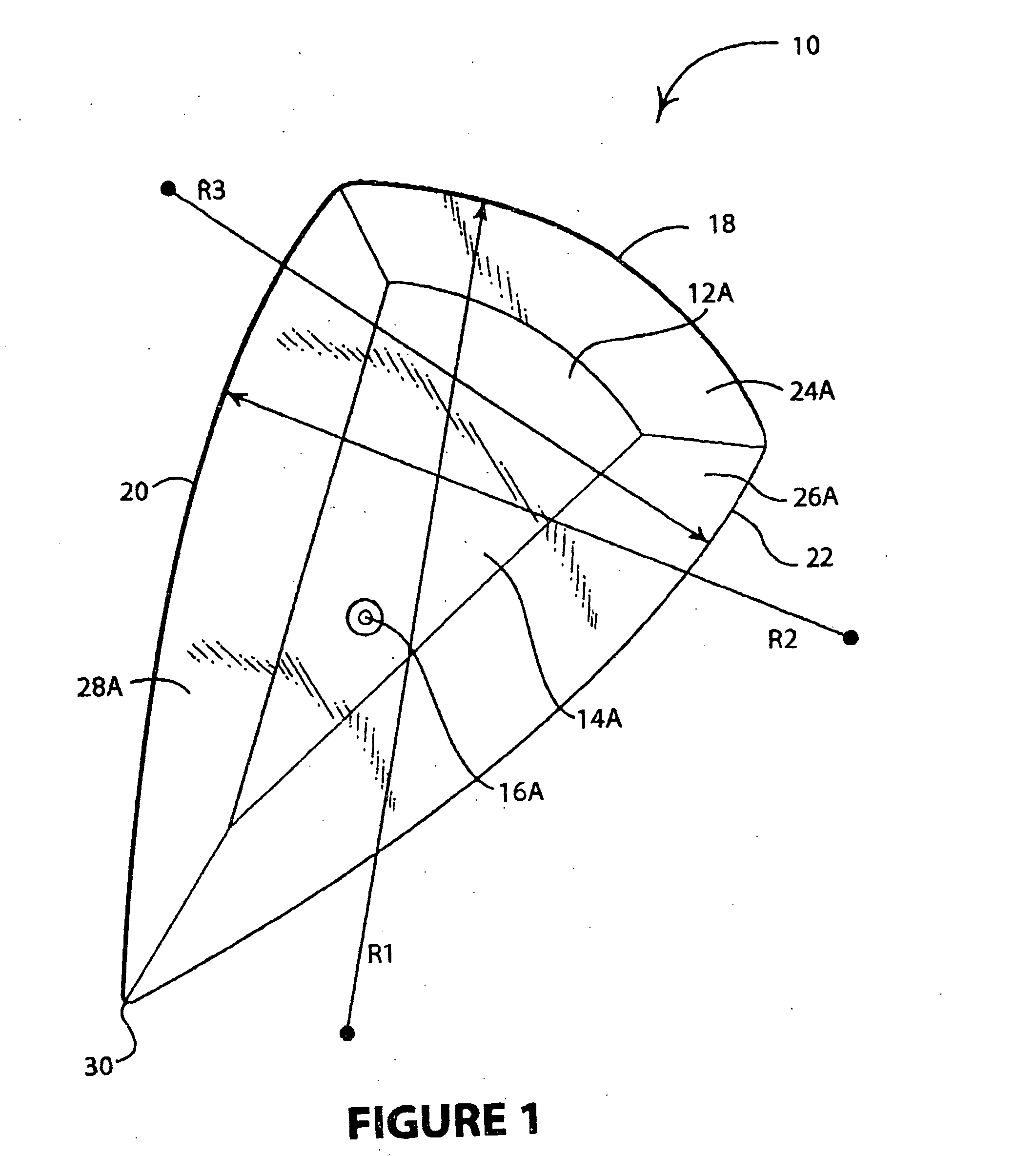 Film applicator tool with arcuate edges