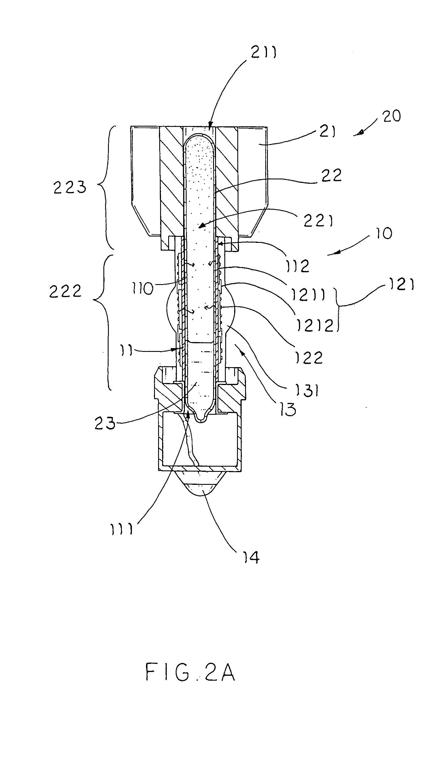 Light source with heat transfer arrangement