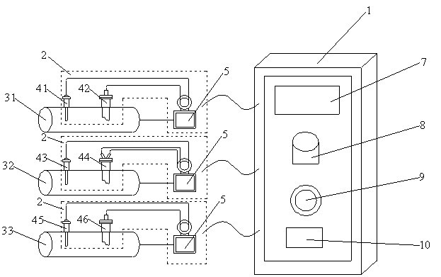 Pulverized coal concentration online monitoring system