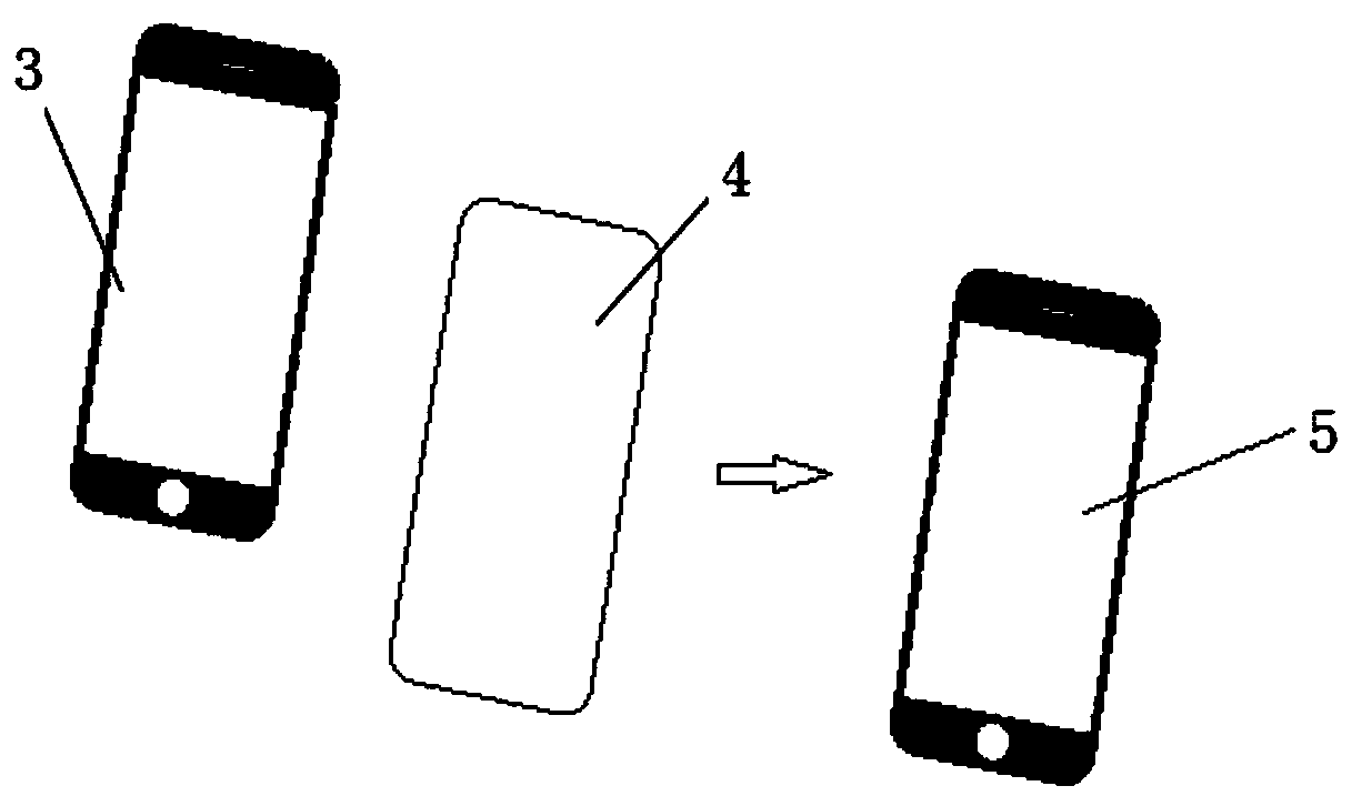 A mobile phone cover, its manufacturing method and the equipment used