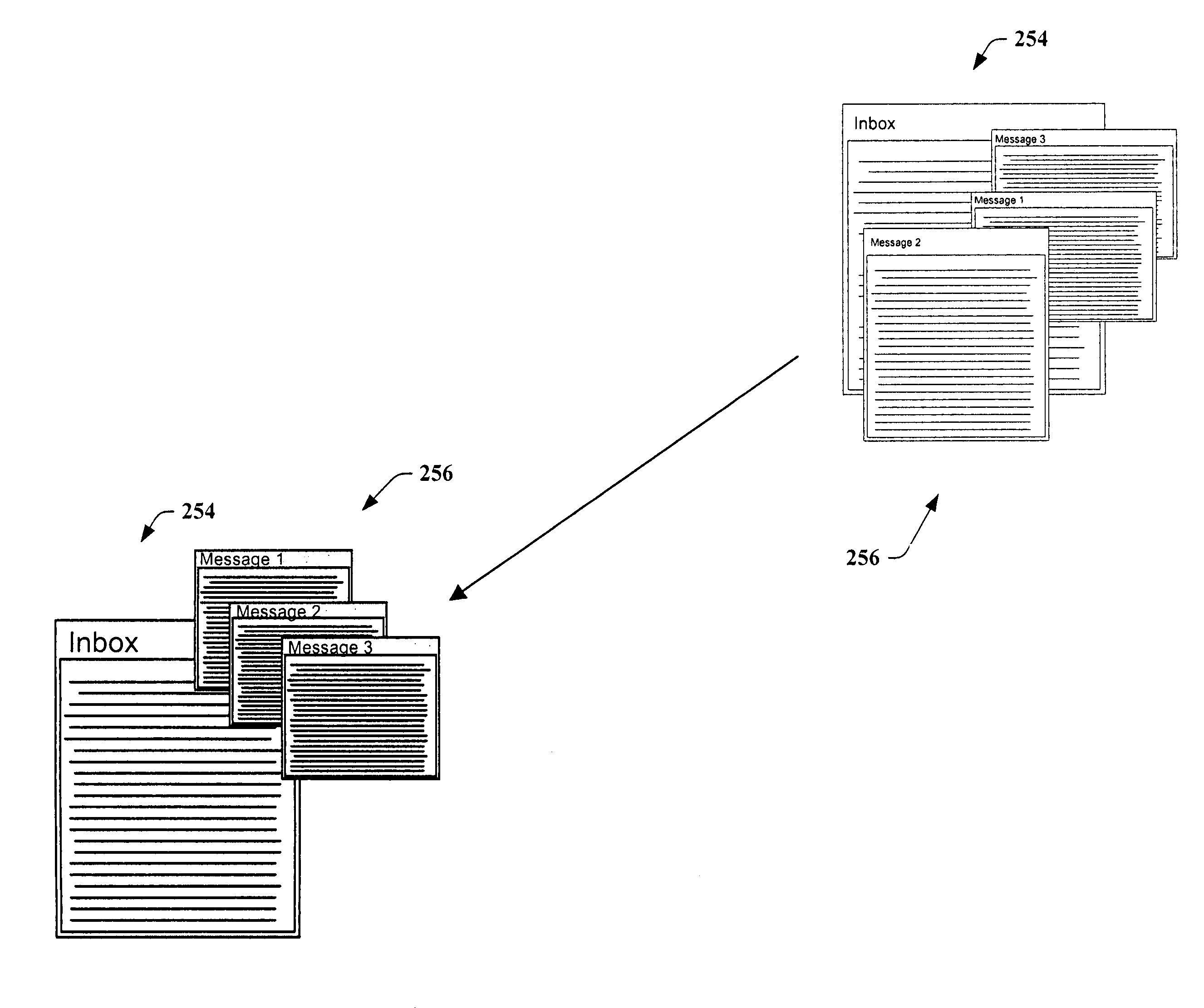 System and method that facilitates computer desktop use via scaling of displayed objects with shifts to the periphery