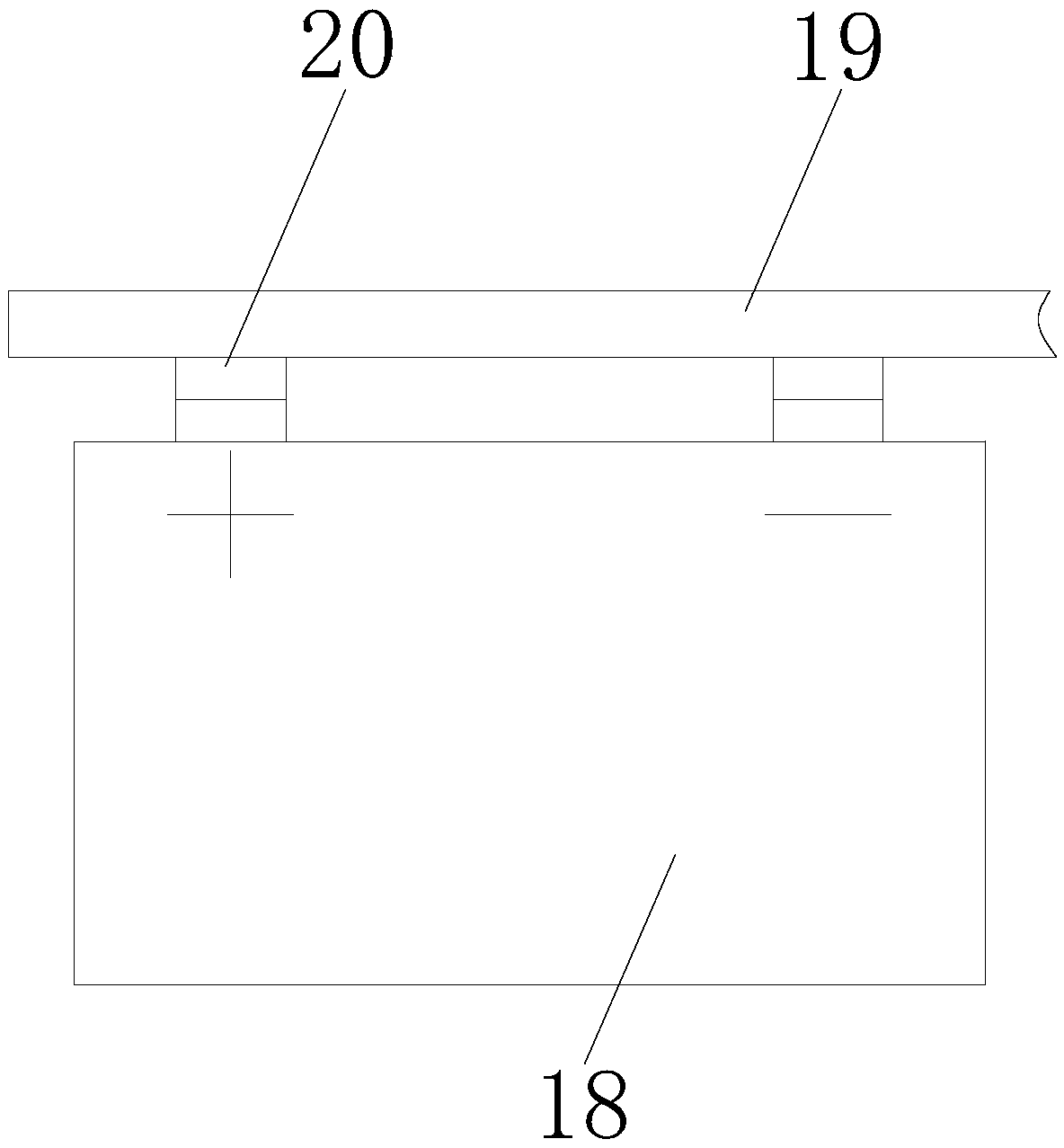 Energy-storing accumulator cabinet convenient for maintaining