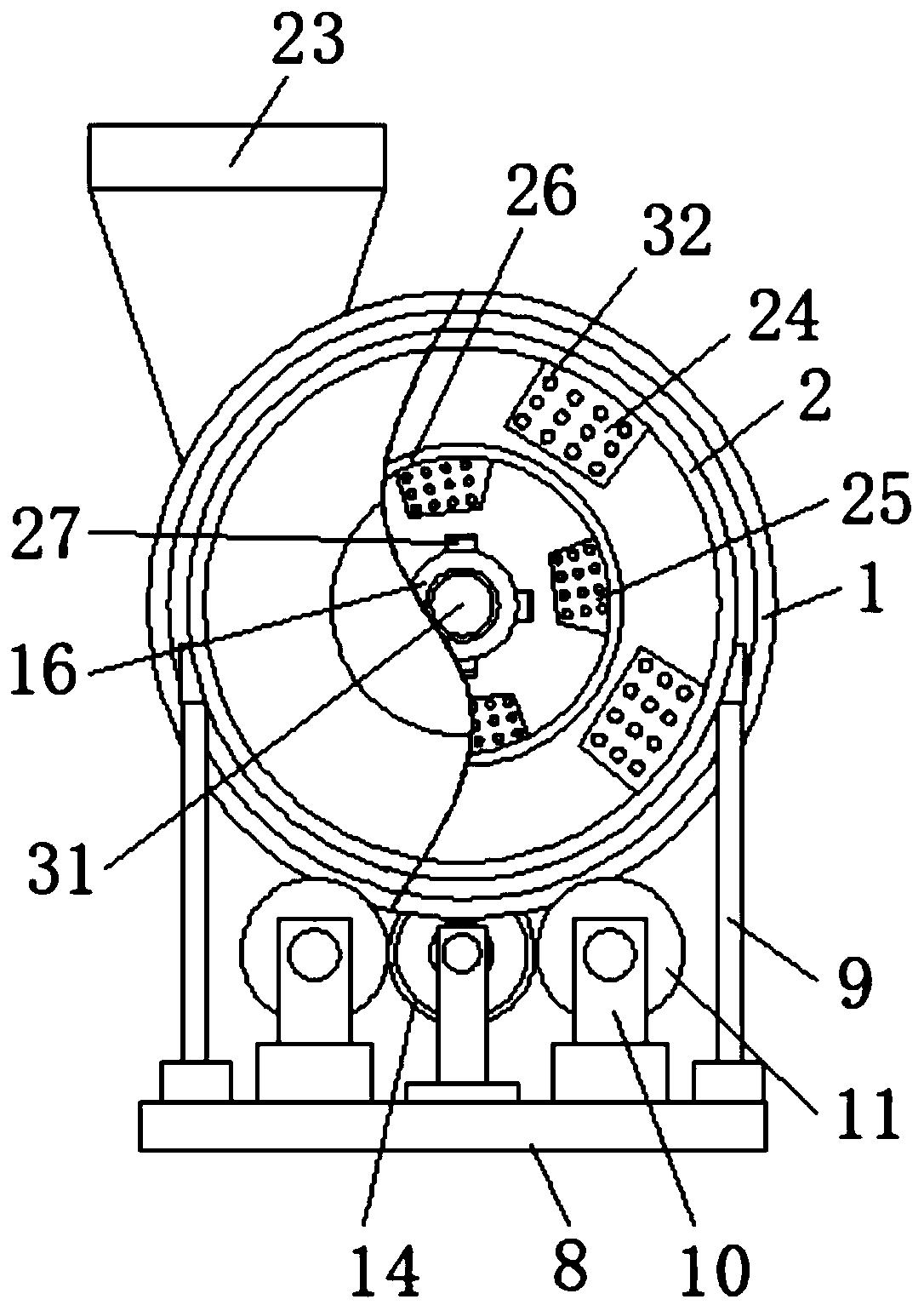 Water-saving and efficient ore cleaning equipment