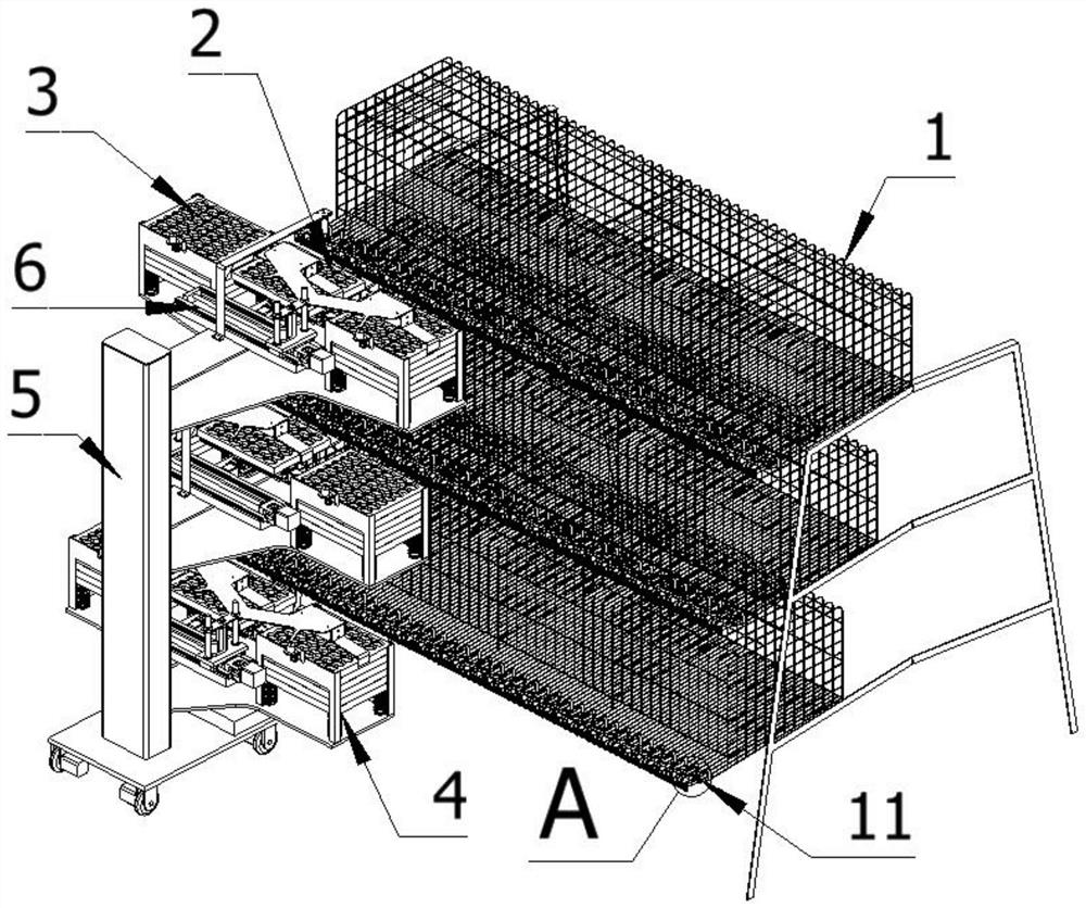 An automatic egg collector