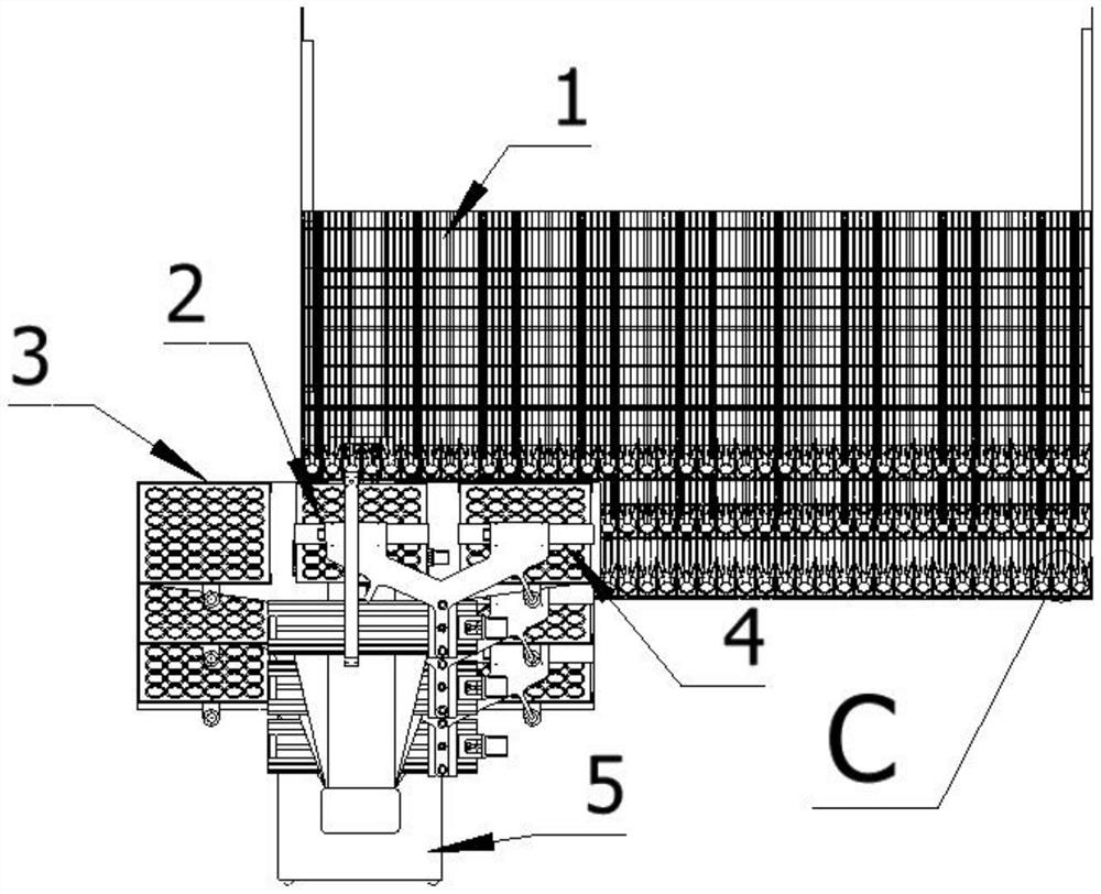 An automatic egg collector