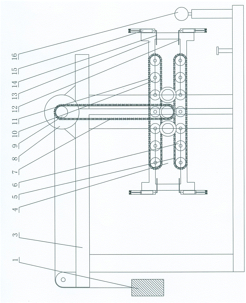 Steel plate overturning mechanism