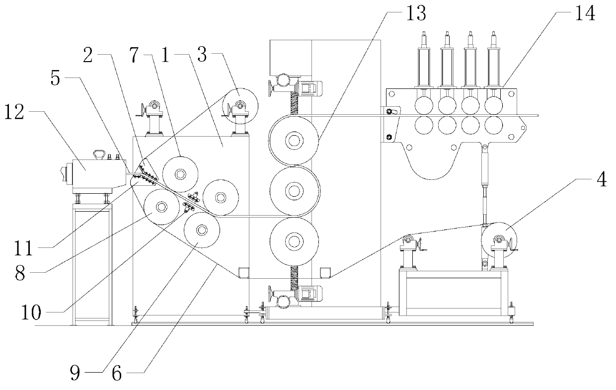 Plastic composite board reinforcing apparatus