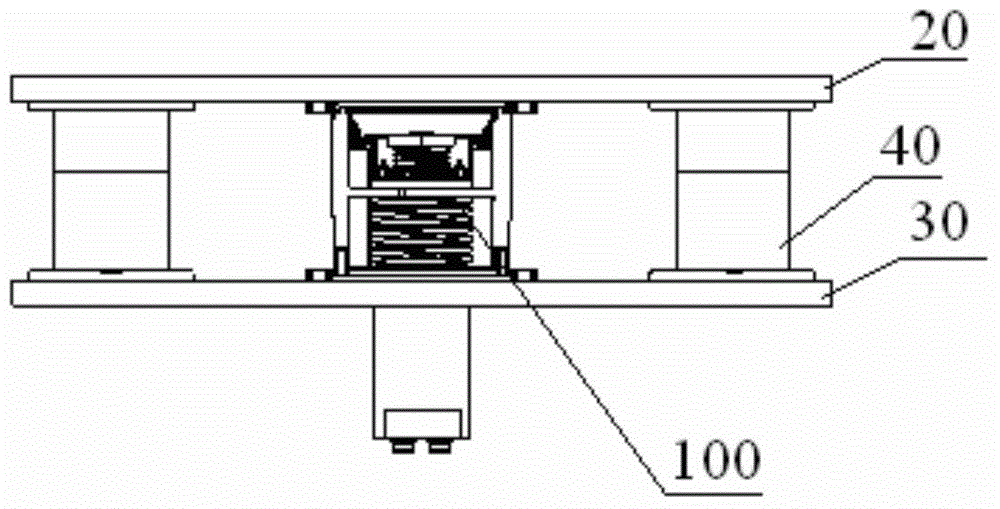 Integrally-designed satellite-rocket separation mechanism