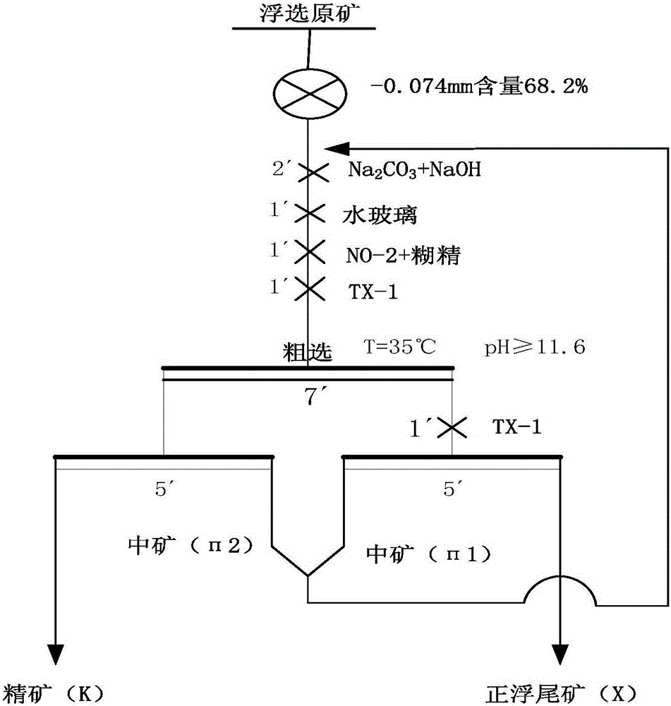 Manganese-magnesium low-grade phosphate flotation process