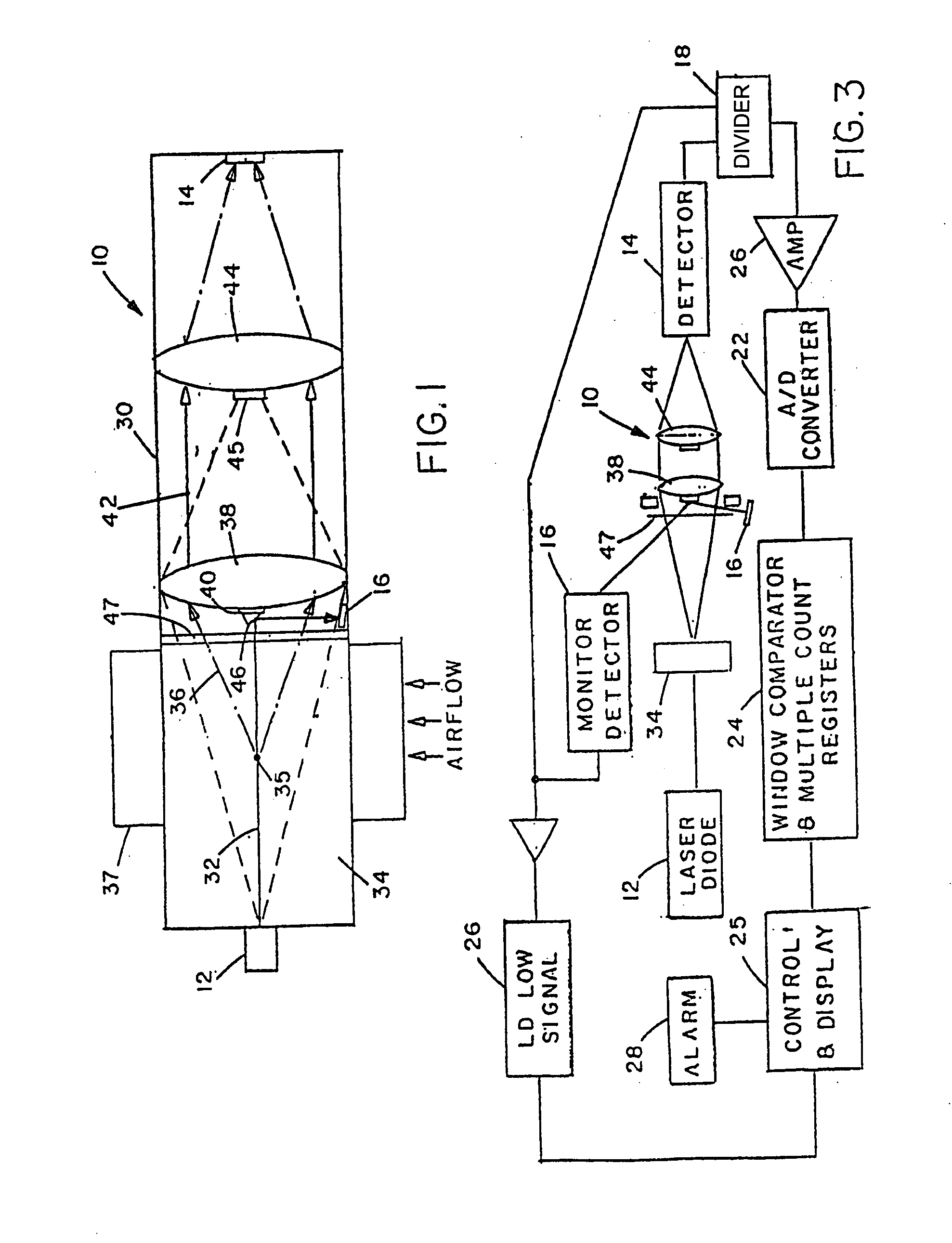 Pathogen and particle detector system and method