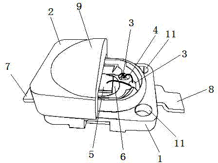 Heat radiation and light emitting diode