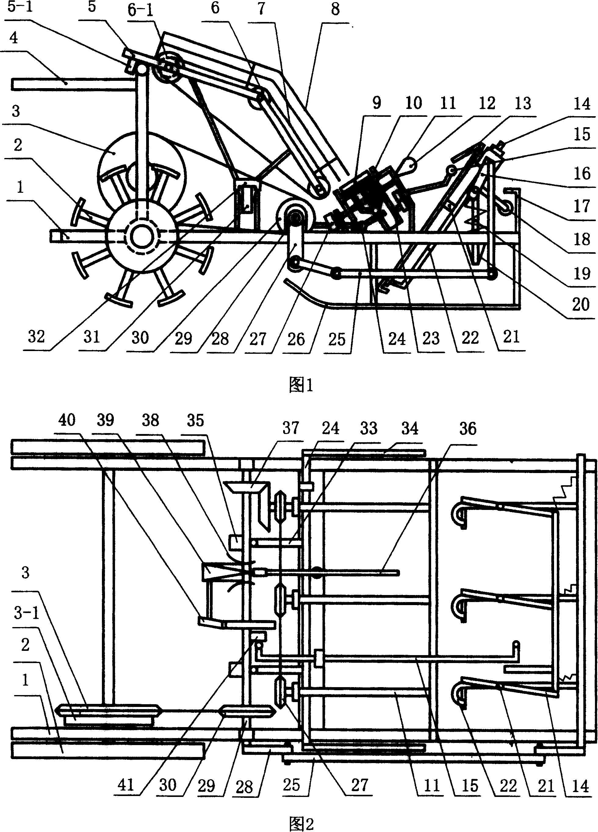 Automatic bionic transplanting machine