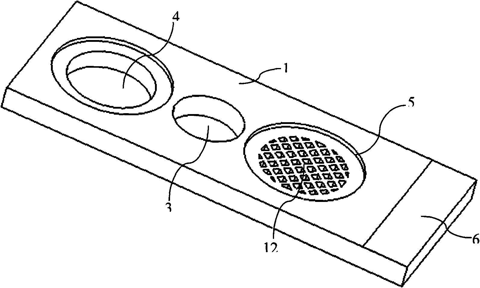 Liquid refrigerating chip for semiconductor laser and preparation method thereof