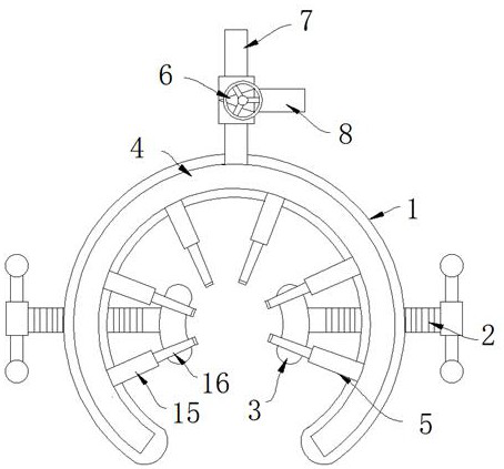 Sleeve mounting machine for building engineering