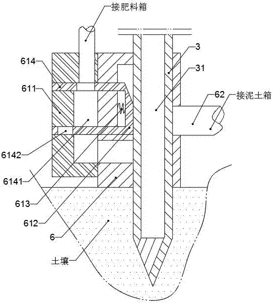 Crop fertilizer applying device