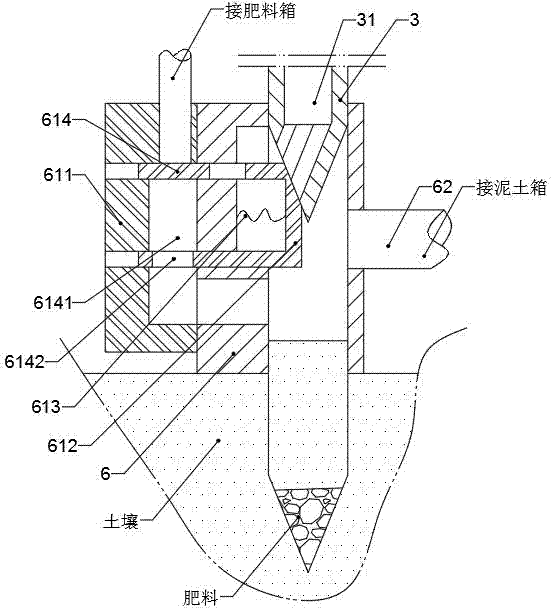 Crop fertilizer applying device