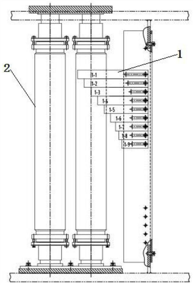 A method for preparing gradient color film by magnetron sputtering machine