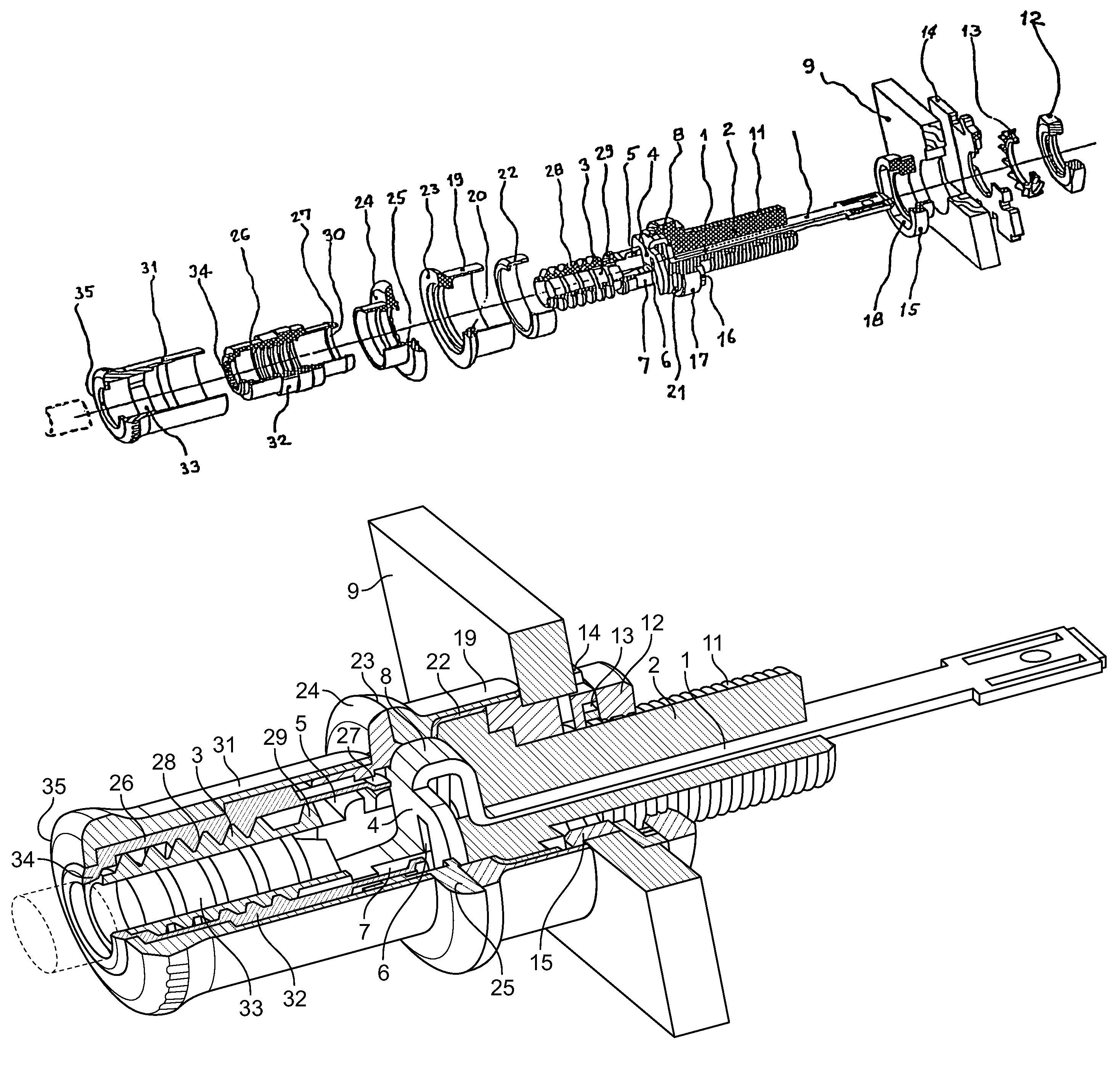 Pole terminal