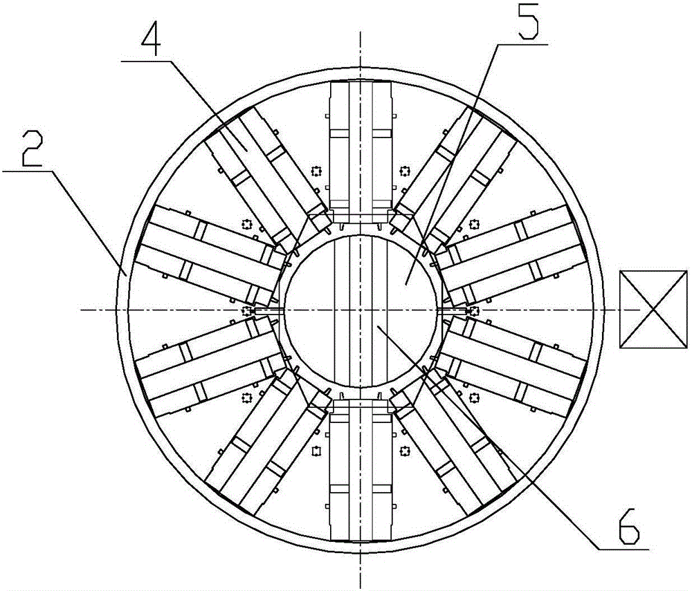 Anti-seismic type stereoscopic underground parking garage