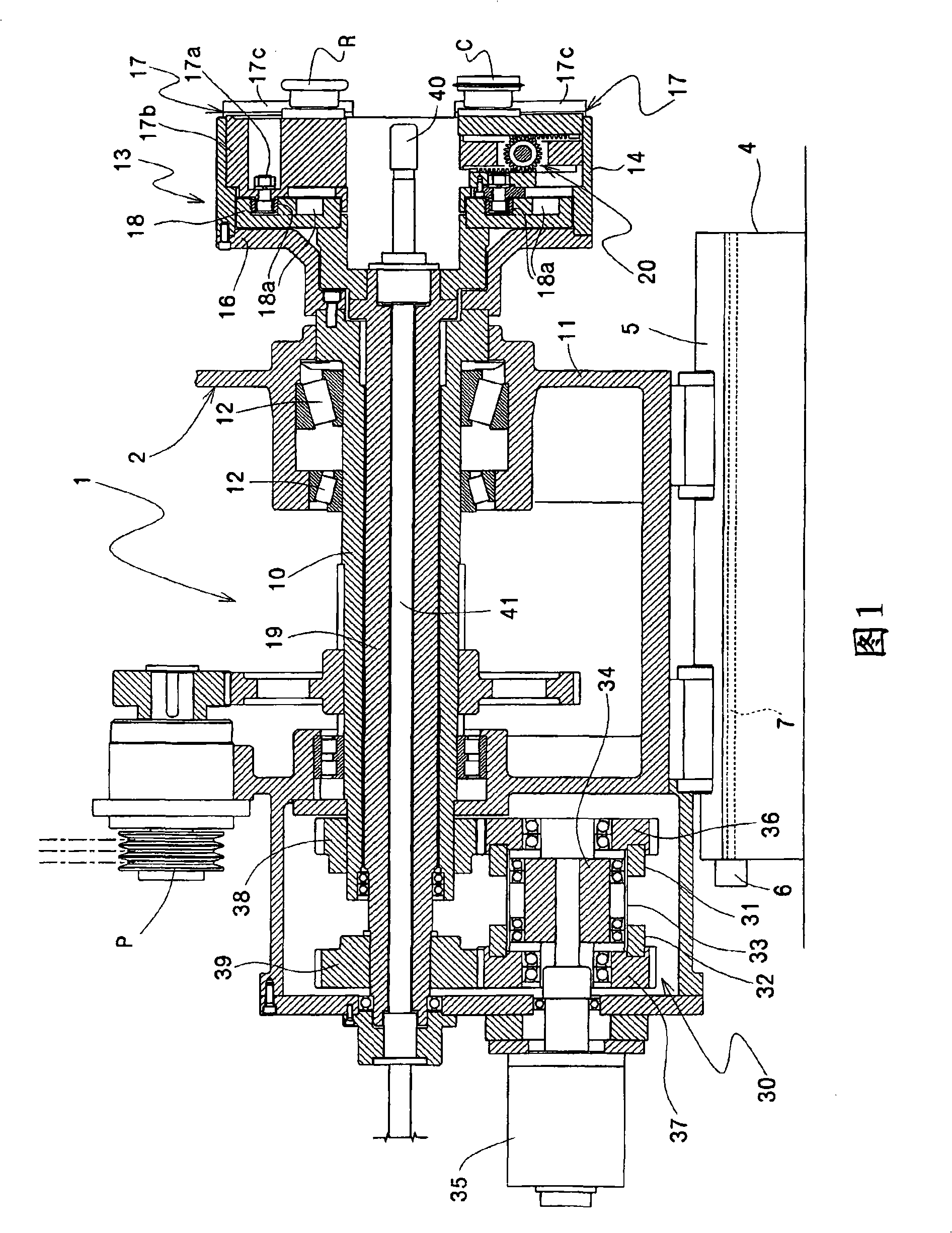 Deep-drawing processing device