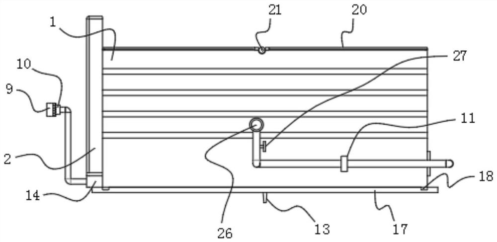 Skid-mounted hydrogenation device for new energy automobile