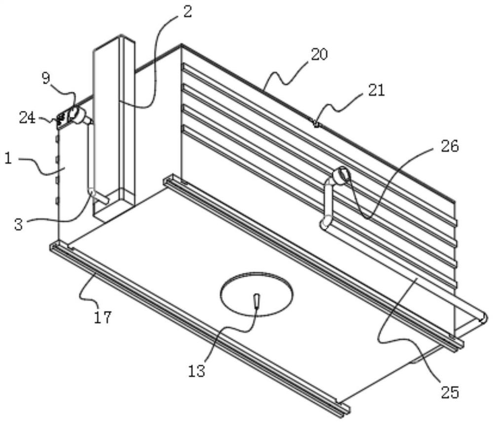 Skid-mounted hydrogenation device for new energy automobile