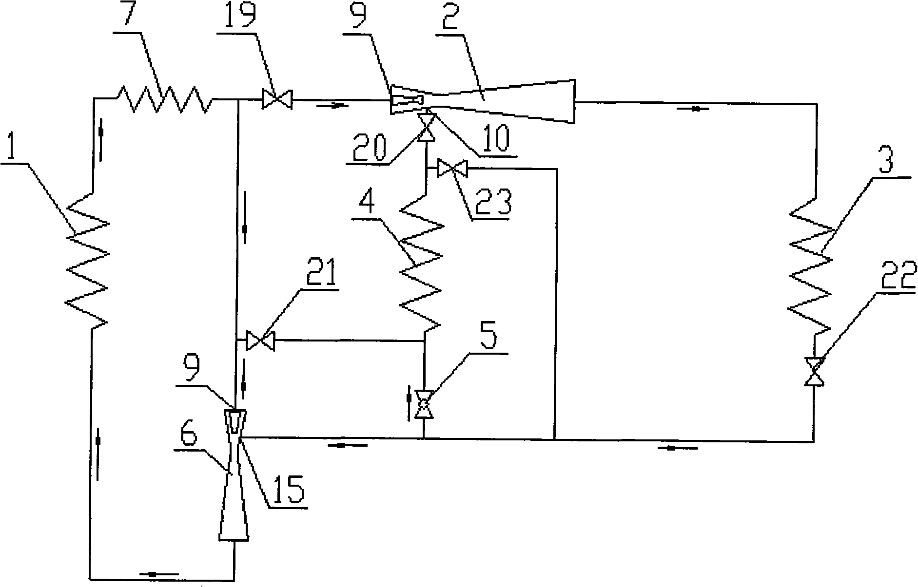 Jet-type automobile air conditioner