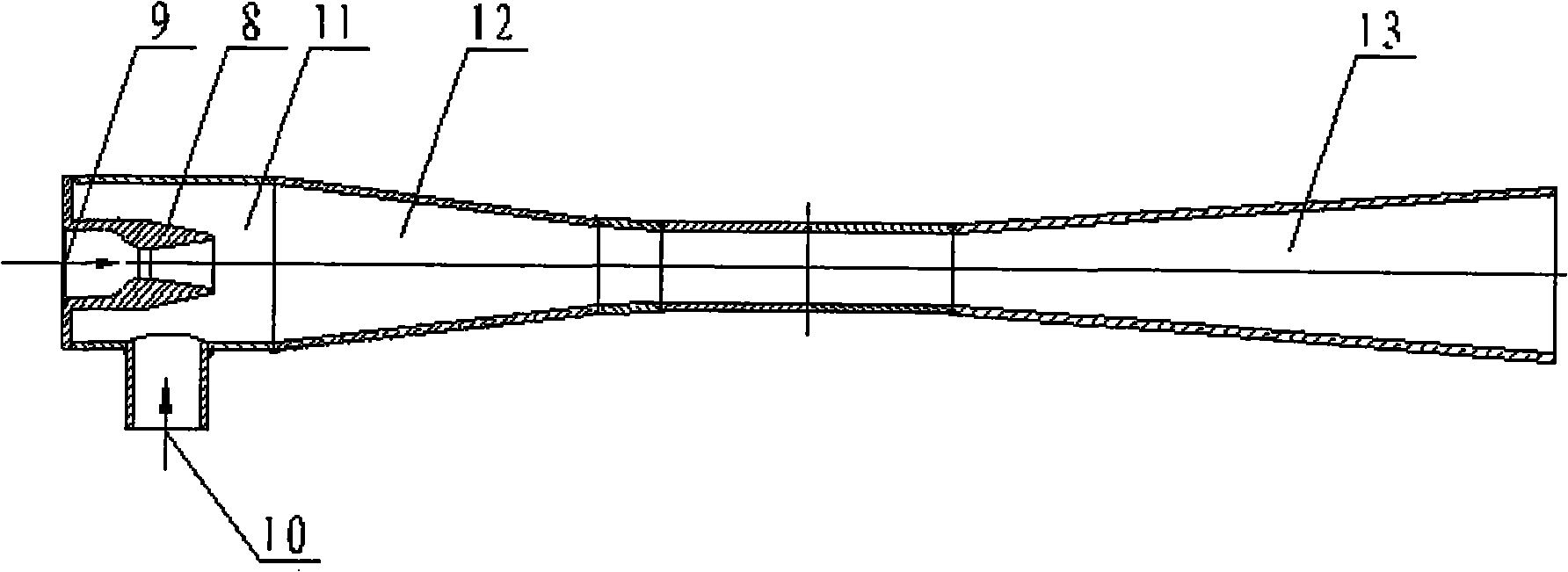 Jet-type automobile air conditioner