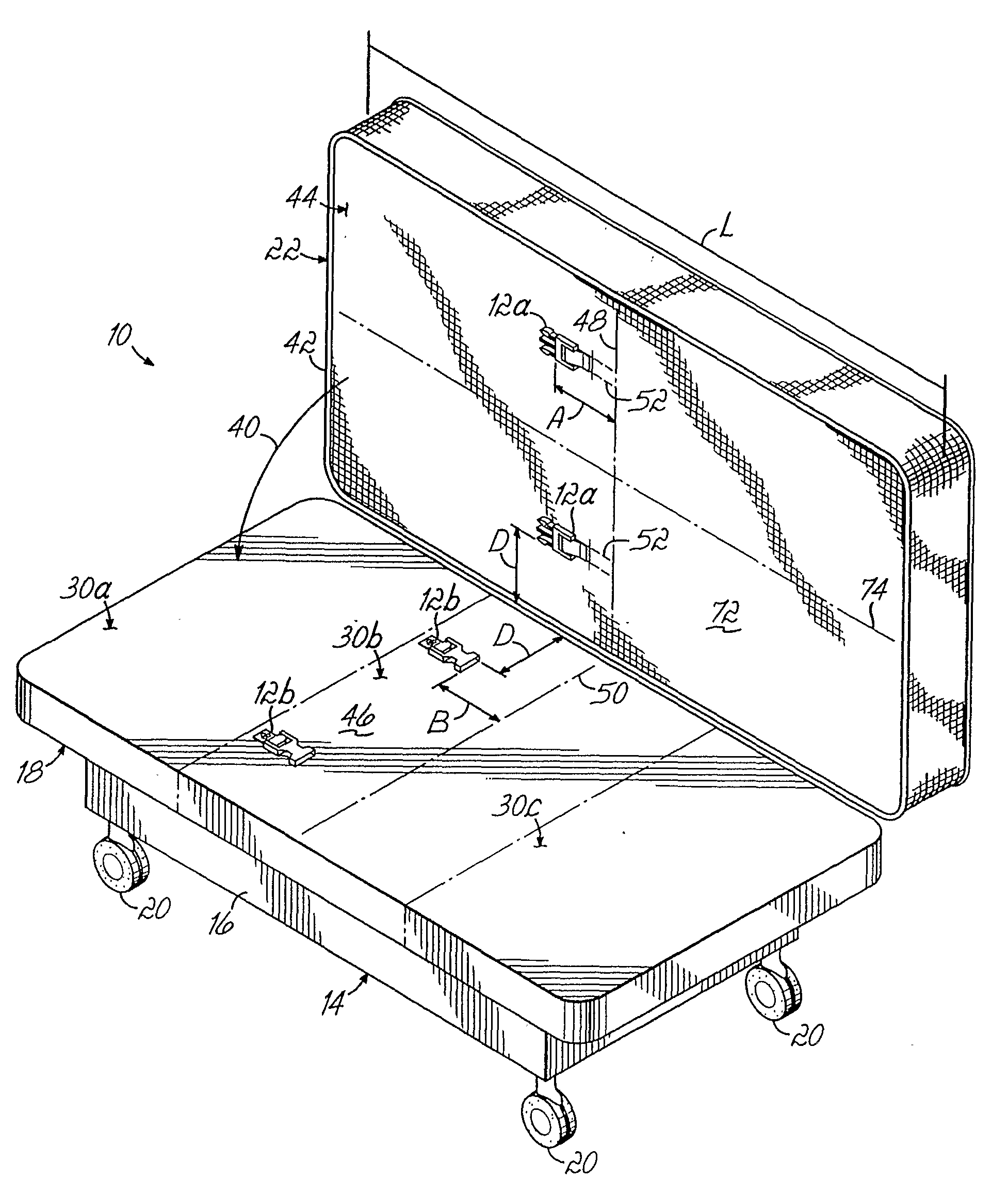 Mattress retainer buckle